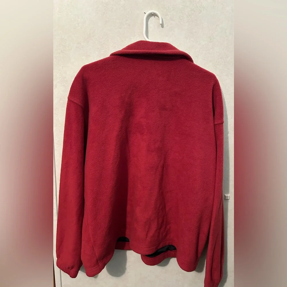 Columbia X-Large Men's Maroon Fleece Jacket